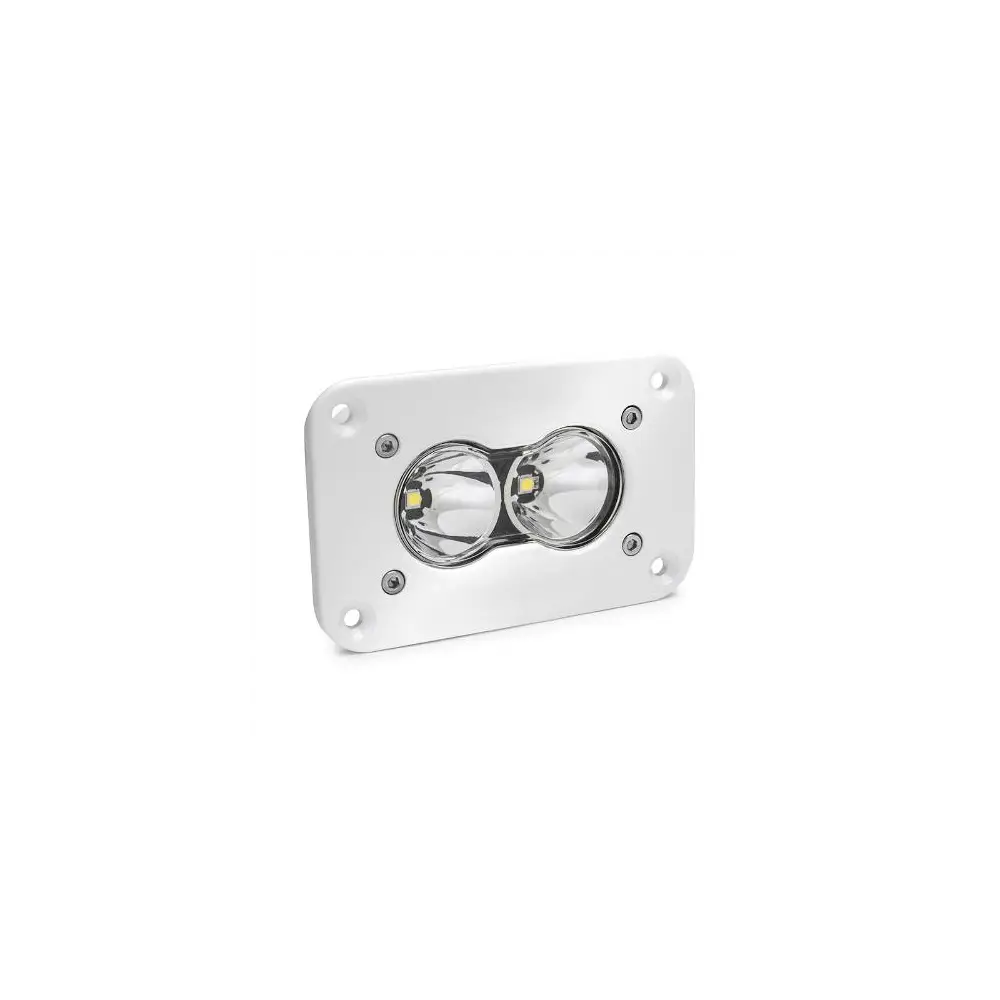 Baja Designs WT S2 Pro White Flush Mount LED Auxiliary Light Pod - BAJ481001WT
